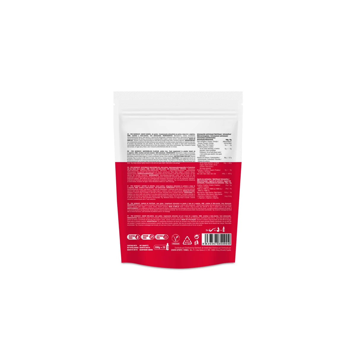 PRE WORKOUT 300GR WATERMELON