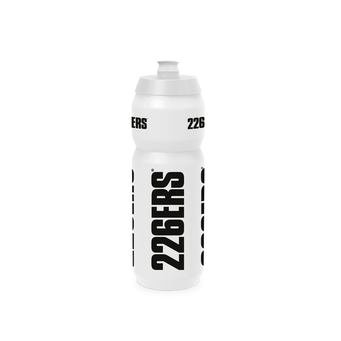 PLASTIC BOTTLE 750ML WHITE SUPERLIGHT-BLACK LOGO