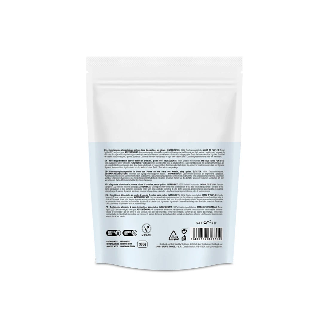 CREATINE 300GR MONOHYDRATE