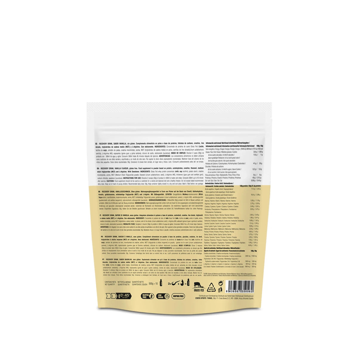 RECOVERY DRINK 0,5KG VANILLA