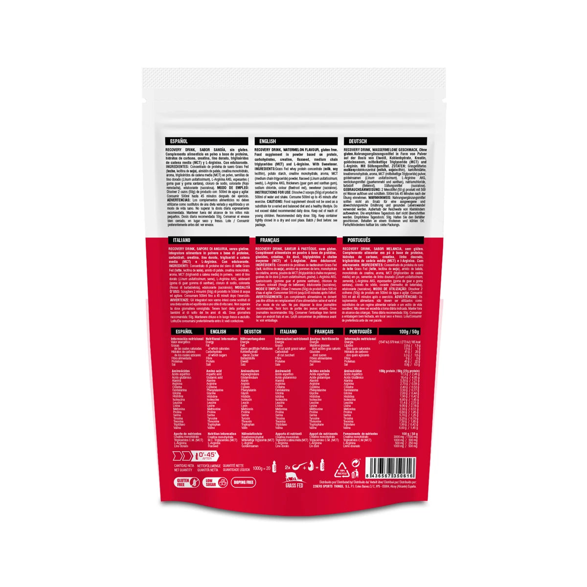 RECOVERY DRINK 1KG WATERMELON