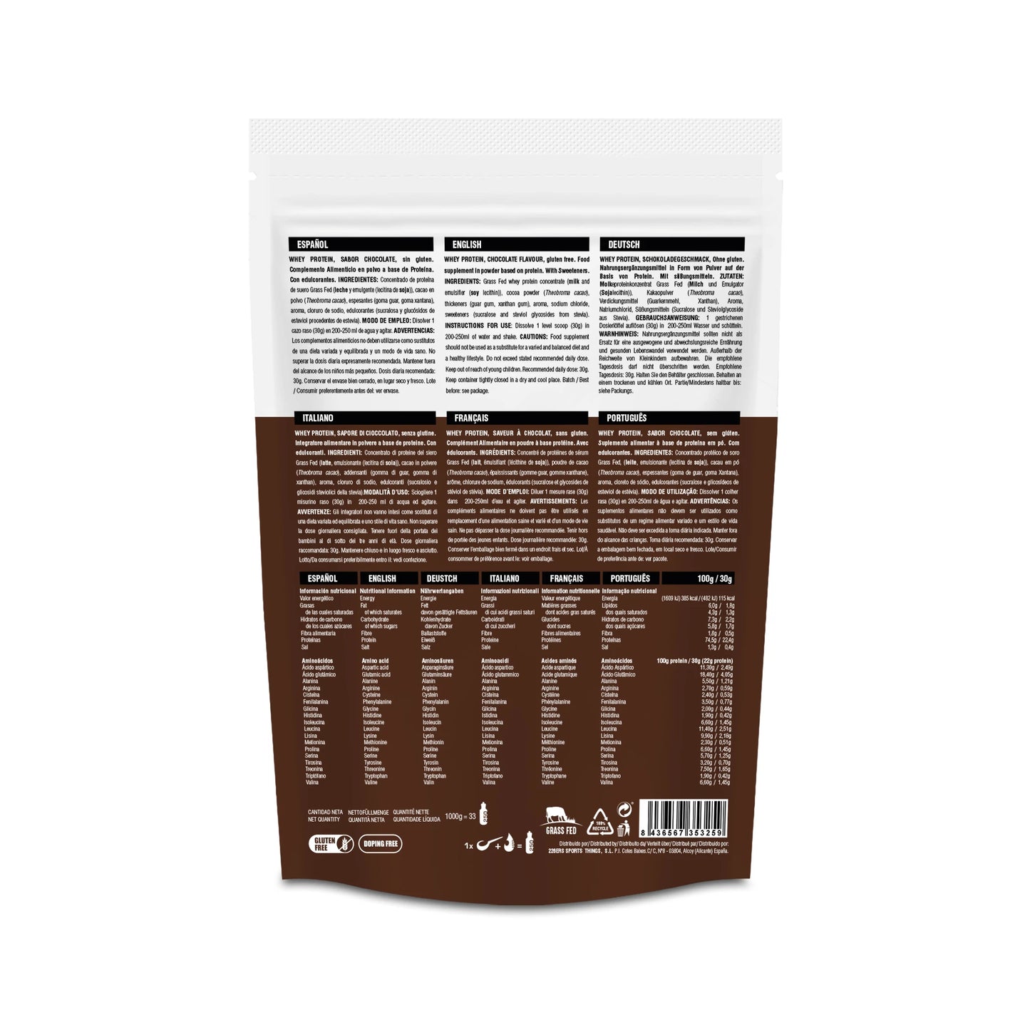 WHEY PROTEIN 1KG CHOCOLATE