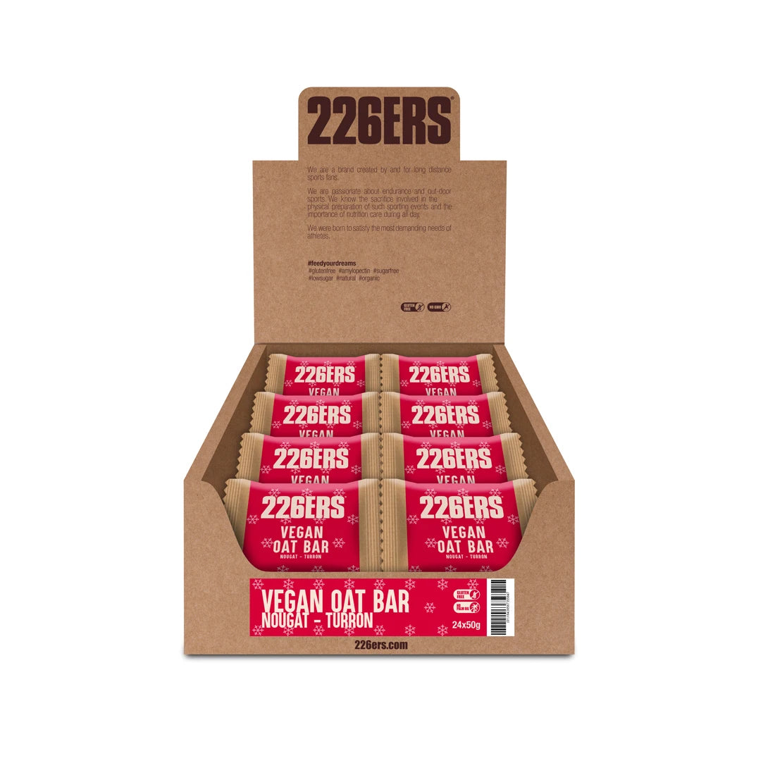 VEGAN OAT BAR 50GR NOUGAT