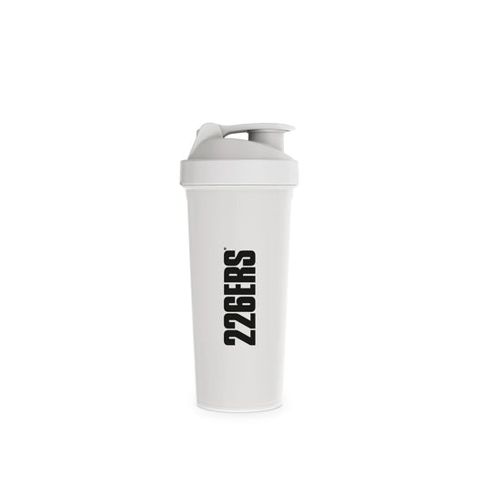 SHAKER 800CC WHITE-BLACK LOGO