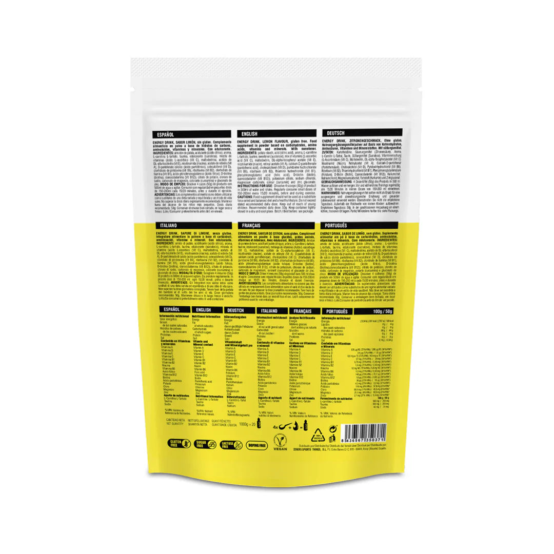 ENERGY DRINK 0,5KG LEMON