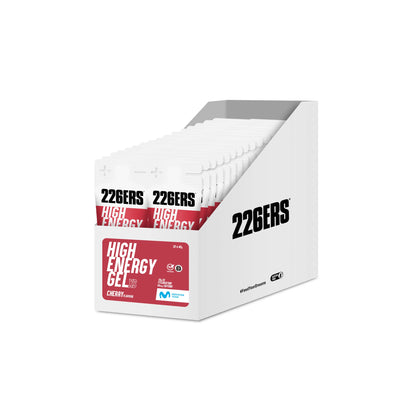 BOX - 32 HIGH ENERGY GEL 45GR 95MG CAFFEINE CHERRY   XS