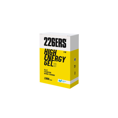 BOX - 8 HIGH ENERGY GEL 45GR LEMON XS