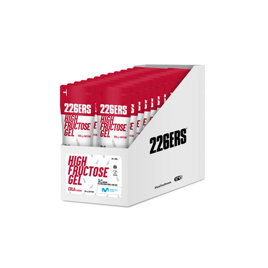 BOX - 24 HIGH FRUCTOSE GEL 80GR 100MG CAFFEINE COLA