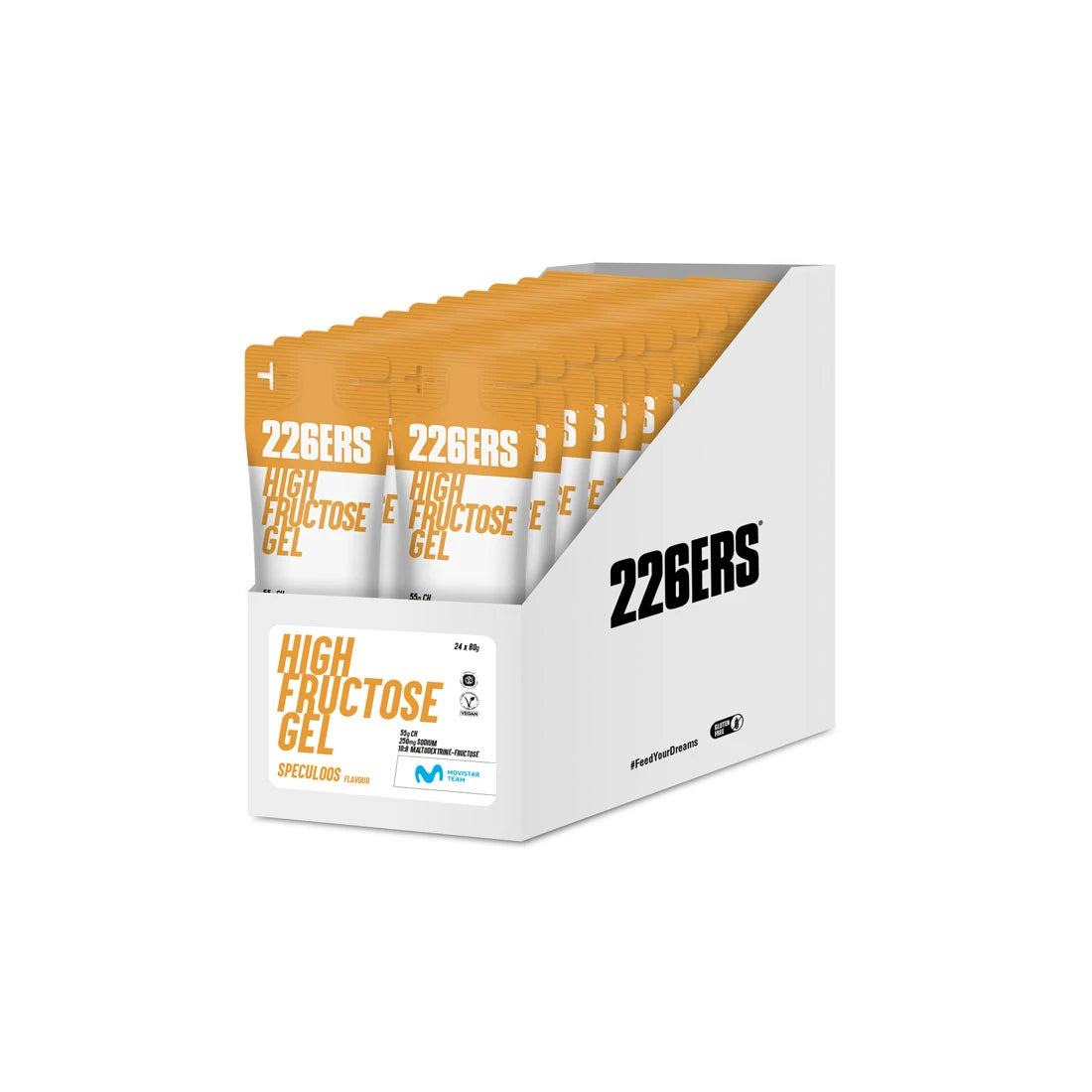 BOX - 24 HIGH FRUCTOSE GEL 80GR SPECULOOS