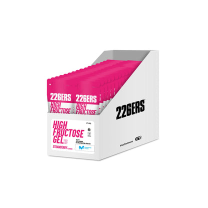 BOX - 32 HIGH FRUCTOSE GEL 44G STRAWBERRY    XS