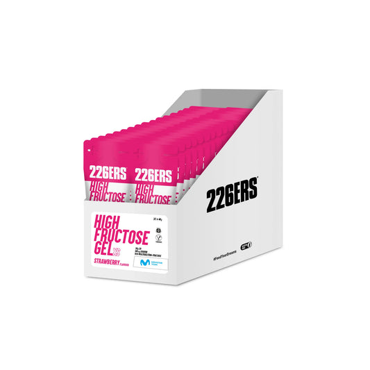 BOX - 32 HIGH FRUCTOSE GEL 44G STRAWBERRY    XS