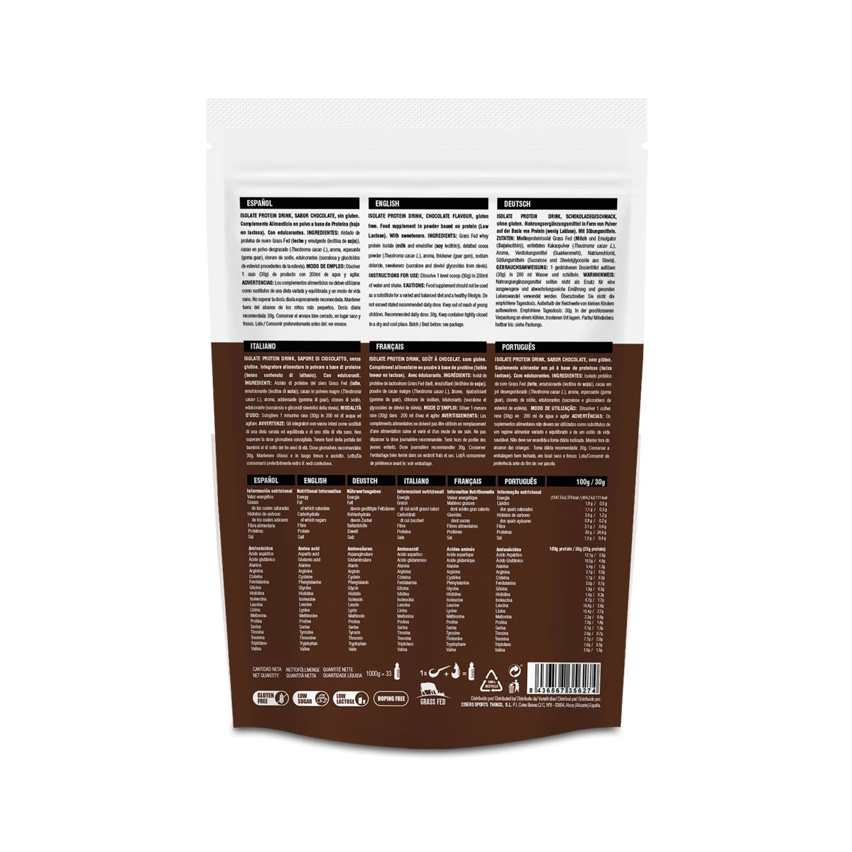 ISOLATE PROTEIN DRINK 1KG CHOCOLATE