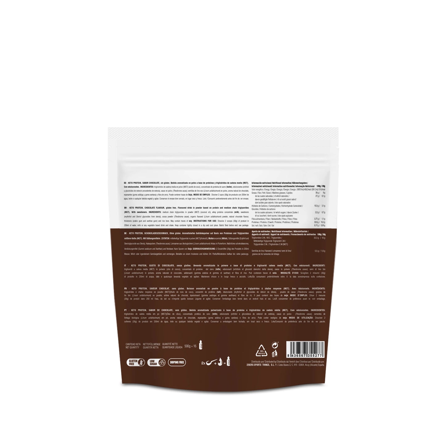 KETO PROTEIN 0,5KG CHOCOLATE