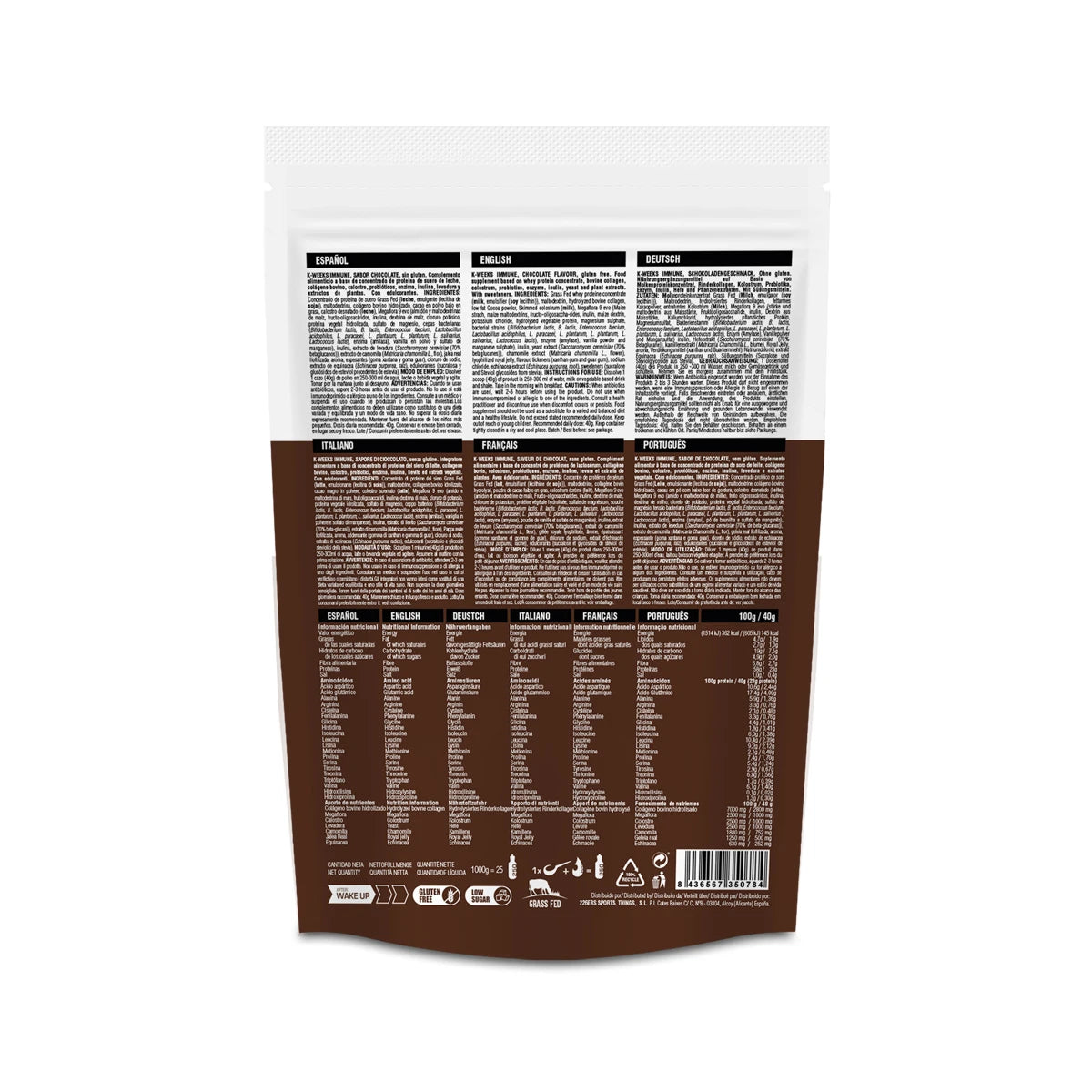 K-WEEKS IMMUNE 1KG CHOCOLATE