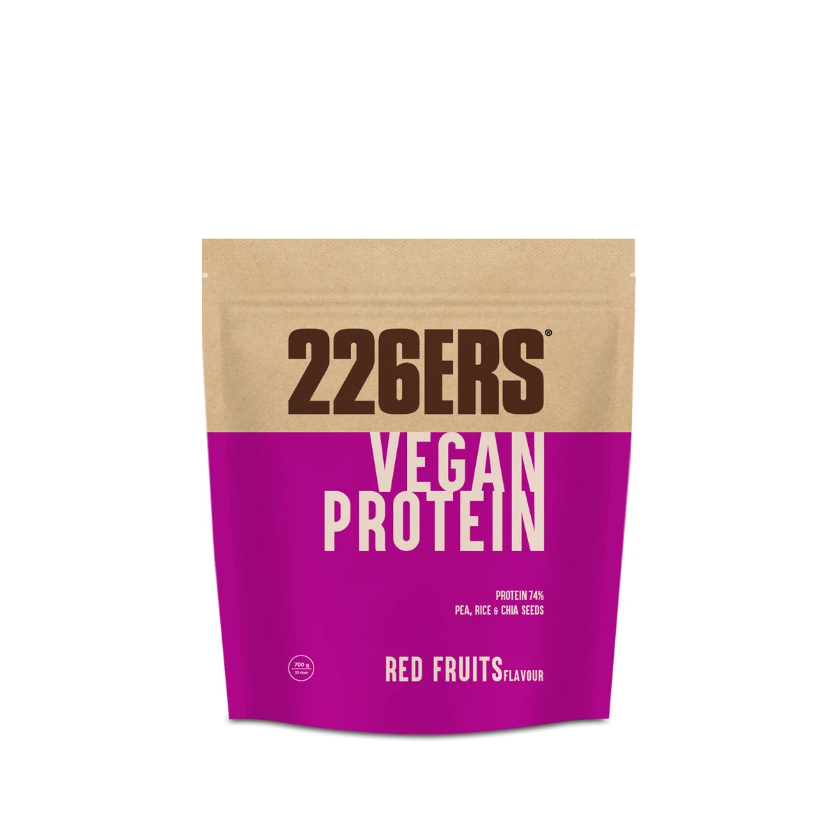 VEGAN PROTEIN SHAKE 700GR RED FRUITS