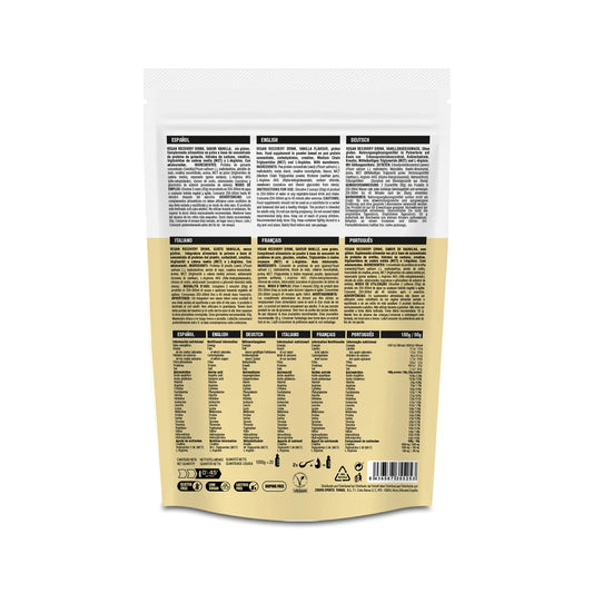 VEGAN RECOVERY DRINK 1KG VANILLA CUSTARD